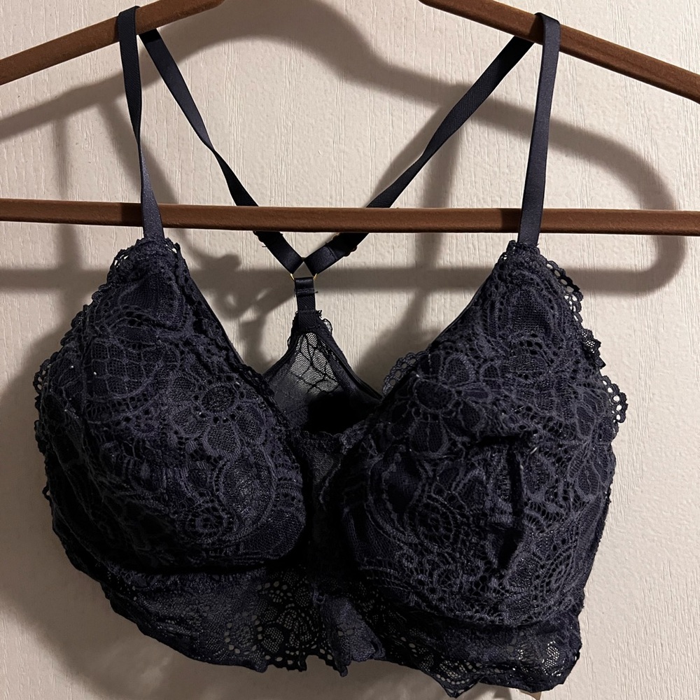Aerie Blue Lace Bralette
